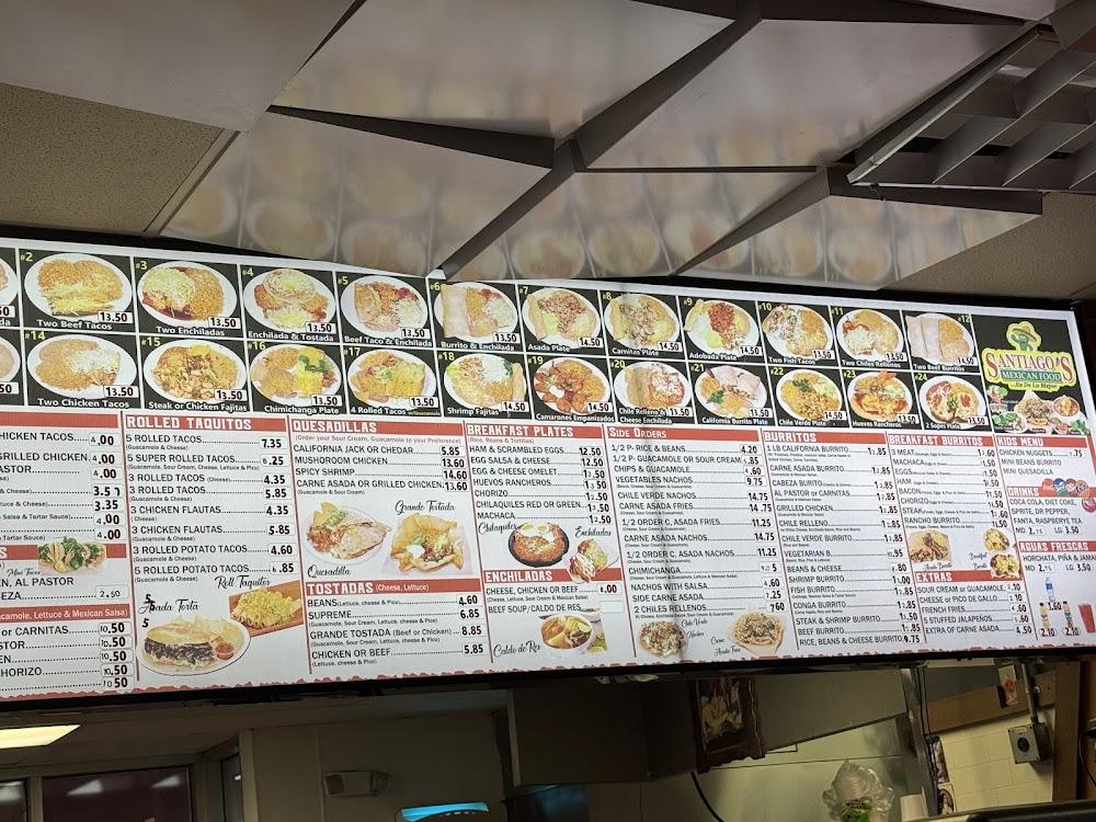 Santiago's Mexican Food Coachella Menu image 4